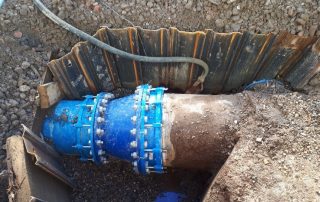 LHR emergency fire main repairs